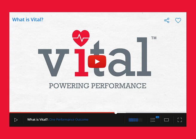 Vital Video Player Mockup